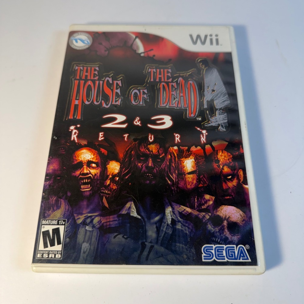 The House of the Dead 2 & 3 Return Nintendo Wii 2008 CIB Manual SEGA